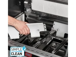 Enders Gasgrills|Gasgrill Uniq Pro 3 IK Kitchen Cruster 120 cm x 147 cm Schwarz-Edelstahl