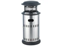 Enders Feuerkörbe|®  Gas-Terrassenfeuer Vulano Edelstahl Schwarz