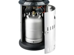 Enders Feuerkörbe|®  Gas-Terrassenfeuer Vulano Edelstahl Schwarz