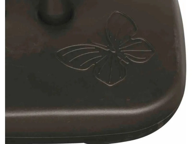 Sonnenschirme|Enne Plast Schirmständer Papillon 20 l Anthrazit