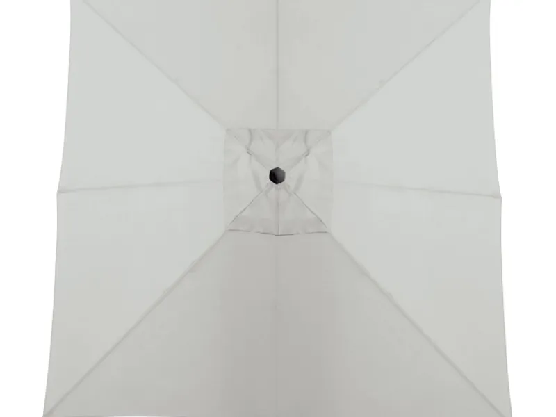 Sonnenschirme|Ersatz-Bespannung für Balkonschirm Alvarado Hellgrau Eckig