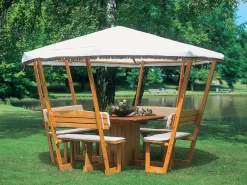 Promadino Pavillons|Ersatzdach für Pavillon Rosenheim Weiß