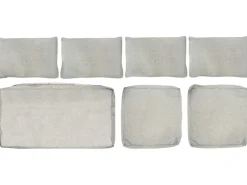 Lounge-Gartenmöbel|Ersatz-Kissenbezüge für Manila Sofa-Lounge-Set Beige