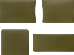 Lounge-Gartenmöbel|Gartenmöbel-Sets|Ersatz-Kissenbezug-Set für Scafford Sofa-Lounge-Set Oliv