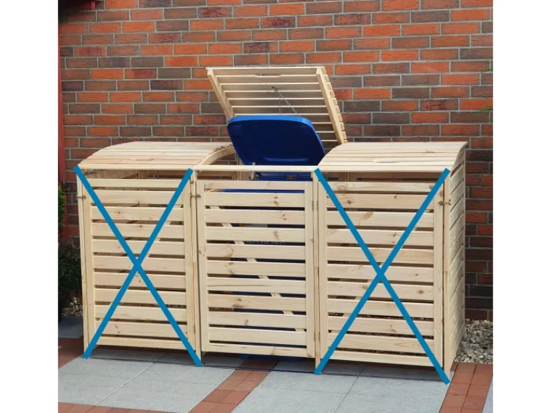 Erweiterung Mülltonnenbox Vario III*Promadino Best