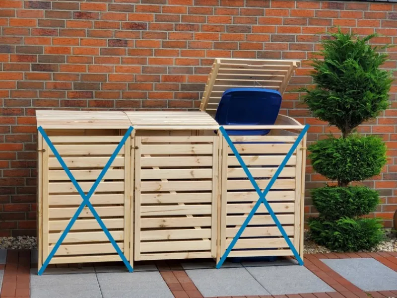 Erweiterung Mülltonnenbox Vario III*Promadino Best