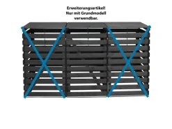 Erweiterung Mülltonnenbox Vario V*Promadino Hot