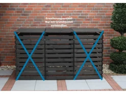 Erweiterung Mülltonnenbox Vario V*Promadino Hot