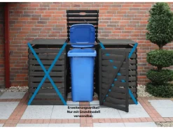 Erweiterung Mülltonnenbox Vario V*Promadino Hot
