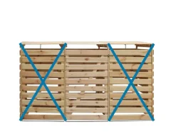 Erweiterung Mülltonnenbox Vario V*Promadino Discount