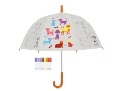 Ausmalregenschirm Hunde Ø 70,5 cm x 69,2 cm*Esschert Best