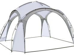 Eventzelt Eldora Hellgrau 3,5 m x 3,5 m x 2,3 m* New