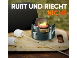 EVOCAMP Feuerschalen|Feuerkörbe|Feuerfeste Unterlage 30 x 30 cm bis zu 982 °C für Grill Nicht Brennbar Brandschutz