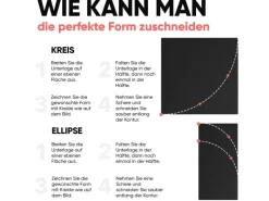 Feuerfeste Unterlage 30 x 60 cm bis zu 982 °C für Grill Nicht Brennbar Brandschutz*EVOCAMP Online