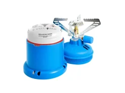 EVOCAMP Campingzubehör|Gaskartusche 6 Stück Butan Propan 190g Stechkartusche Typ 200 EN417 mit Sicherheitsventil für Gaskocher