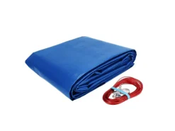 Evolution Abdeckplane Rund 400/420cm Blau mit Übermaß Sommer Winter Pool Schwimmbad* Best