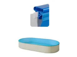 Evolution Poolfolie Oval Sand 820x420x150cm 0,8mm Keilbiese Austauschfolie Innenhülle* Sale