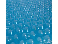 Pool Abdeckung|Evolution Solarplane Light Blue 400 µm GeoBubble Achteck 730x375cm Erwärmung Folie