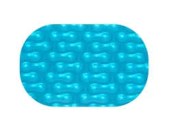 Pool Abdeckung|Einbaupools|Evolution Solarplane Oval 623x360cm Darkblue-Silver 400µm Geobubble Isolation