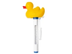 Pooltechnik|Aufstellpools|Evolution Thermometer Ente mit Schnur Temperatur Messung °C & °F Pool Schwimmbad