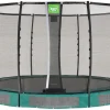 Exit Toys Trampoline|EXIT Allure Premium Bodentrampolin Ø 366 cm Grün