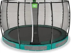Exit Toys Trampoline|EXIT Allure Premium Bodentrampolin Ø 366 cm Grün
