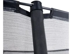 Exit Toys Trampoline|EXIT Dynamic Ebenerdiges Trampolin 305 cm x 519 cm mit Sicherheitsnetz Schwarz