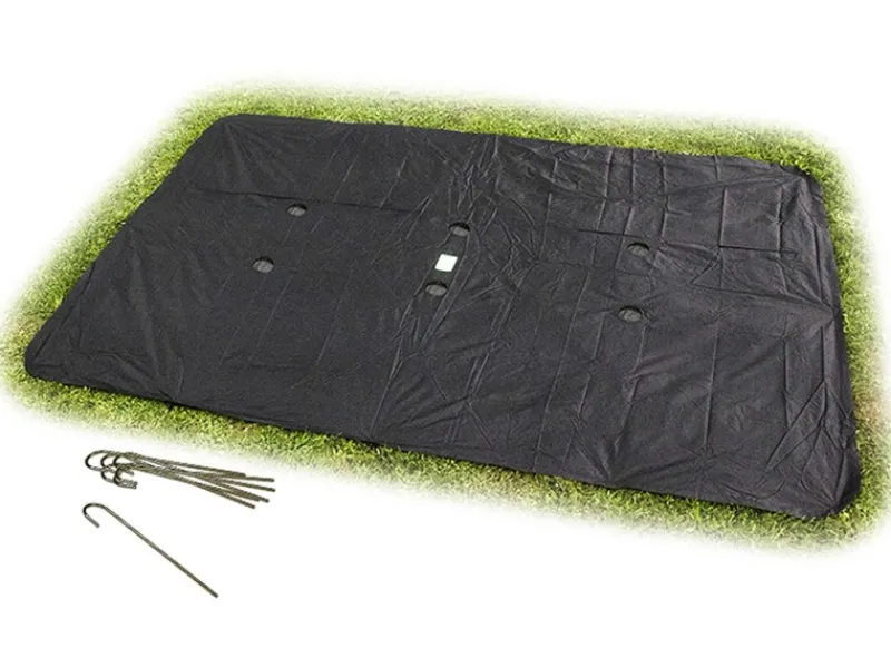 Exit Toys Trampoline|EXIT ebenerdiges Trampolin Abdeckplane rechteckig 244x427cm