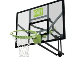 Exit Toys Sportgeräte|EXIT Galaxy Basketballkorb zur Wandmontage mit Dunkring - grün/schwarz
