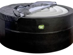 Exit Toys Outdoor Whirlpools|EXIT Leather Premium Whirlpool Schwarz für 4 Personen