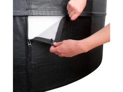 Exit Toys Outdoor Whirlpools|EXIT Leather Premium Whirlpool Schwarz für 4 Personen