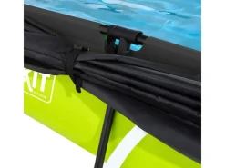 EXIT Lime Pool  Grün 220 x 150 x 65 cm m. Filterpumpe u. Sonnensegel*Exit Toys New