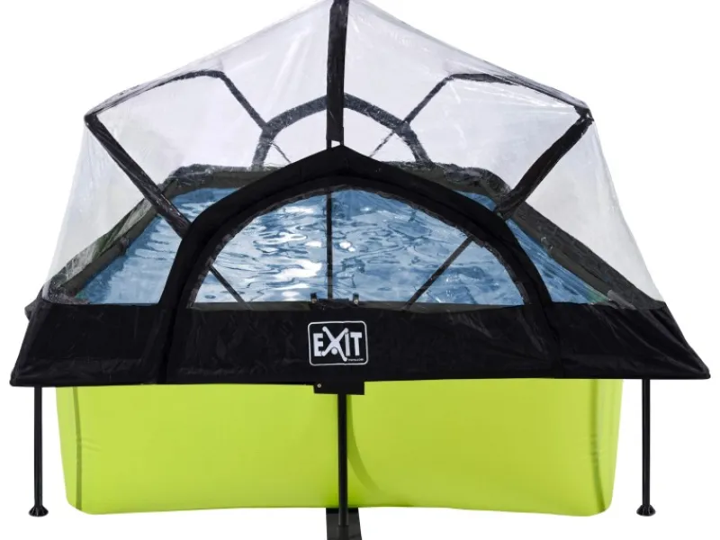 EXIT Lime Pool Grün 220 x 150 x 65 cm m. Filterpumpe u. Abdeckung*Exit Toys Hot