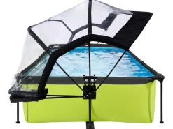 EXIT Lime Pool Grün 220 x 150 x 65 cm m. Filterpumpe u. Abdeckung*Exit Toys Hot