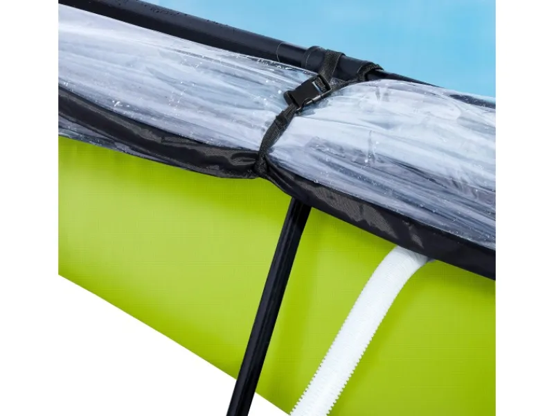 EXIT Lime Pool Grün 220 x 150 x 65 cm m. Filterpumpe u. Abdeckung*Exit Toys Hot