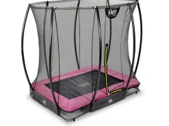 Exit Toys Trampoline|EXIT Silhouette Bodentrampolin 153x214cm m. Sicherheitsnetz