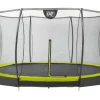 EXIT Silhouette Bodentrampolin D366cm mit Sicherheitsnetz - grün*Exit Toys Sale