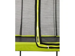 Exit Toys Trampoline|EXIT Silhouette Bodentrampolin D244cm mit Sicherheitsnetz - grün