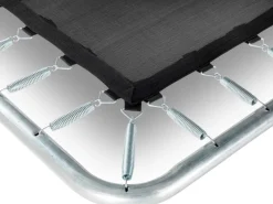 Exit Toys Trampoline|EXIT Silhouette Bodentrampolin 153 cm x 214 cm mit Sicherheitsnetz Schwarz