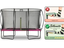Exit Toys Trampoline|EXIT Silhouette Trampolin 244x366cm -