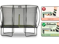 Exit Toys Trampoline|EXIT Silhouette Trampolin 214x305cm -