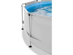 EXIT Soft Grey Pool Grau ø 360 x 76 cm m. Filterpumpe u. Abdeckung*Exit Toys Outlet