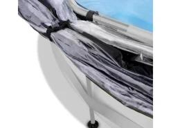 EXIT Soft Grey Pool Grau ø 360 x 76 cm m. Filterpumpe u. Abdeckung*Exit Toys Outlet