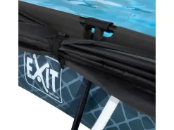 EXIT Stone Pool Grau 300 x 200 x 65 cm m. Filterpumpe u. Sonnensegel*Exit Toys Discount