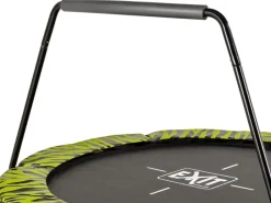 Exit Toys Trampoline|EXIT Tiggy junior Trampolin Schwarz-Grün Ø140cm m. Bügel