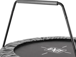 EXIT Tiggy junior Trampolin Schwarz-Grau Ø140cm m. Bügel*Exit Toys New