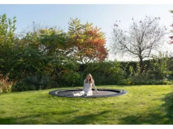 Exit Trampolin InTerra ebenerdig Ø 366 cm Schwarz*Exit Toys Clearance