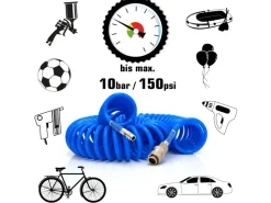 eyepower Schlauch Kupplungen|7.5 m Druckluftschlauch 1/4