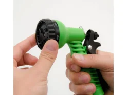 eyepower Gartenschläuche|Flexibler Gartenschlauch mit Brause und Anschluss-Stück 15 m Grün