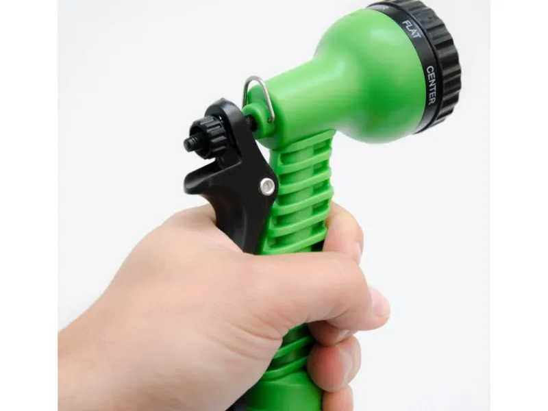 eyepower Gartenschläuche|Flexibler Gartenschlauch mit Brause und Anschluss-Stück 15 m Grün